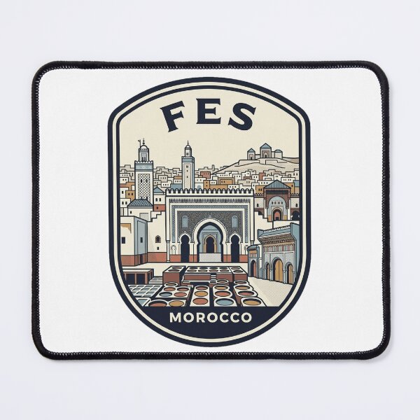 Item preview, Fes Morocco Vintage Travel Emblem designed and sold by k3rstman1.