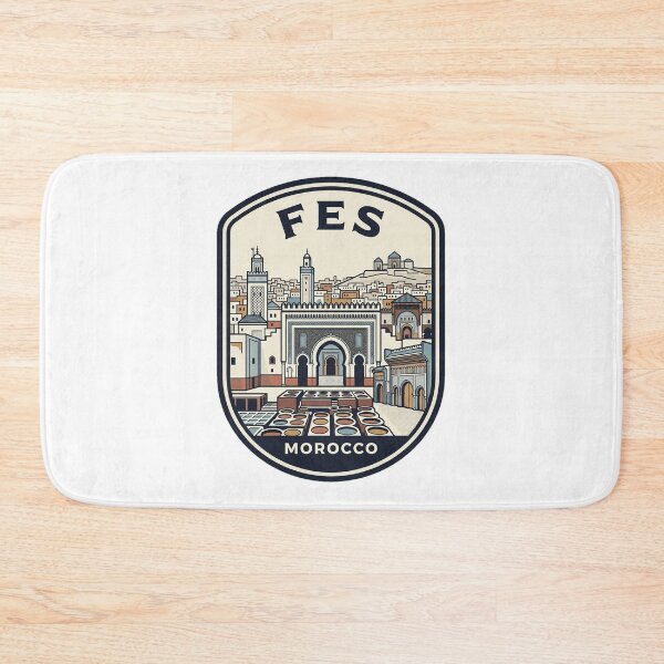 Item preview, Fes Morocco Vintage Travel Emblem designed and sold by k3rstman1.