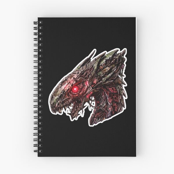 Item preview, Undead Cyber Dragon Zombie Mecha Grimdark Wasteland Sticker designed and sold by bug4j_DragonLab.