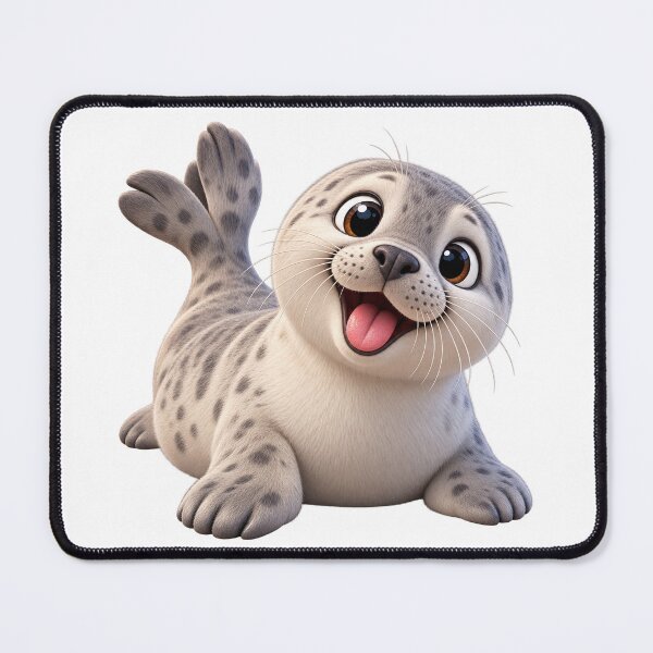 Item preview, Cute Baby Seal – Funny Arctic Seal designed and sold by LST-Desings.
