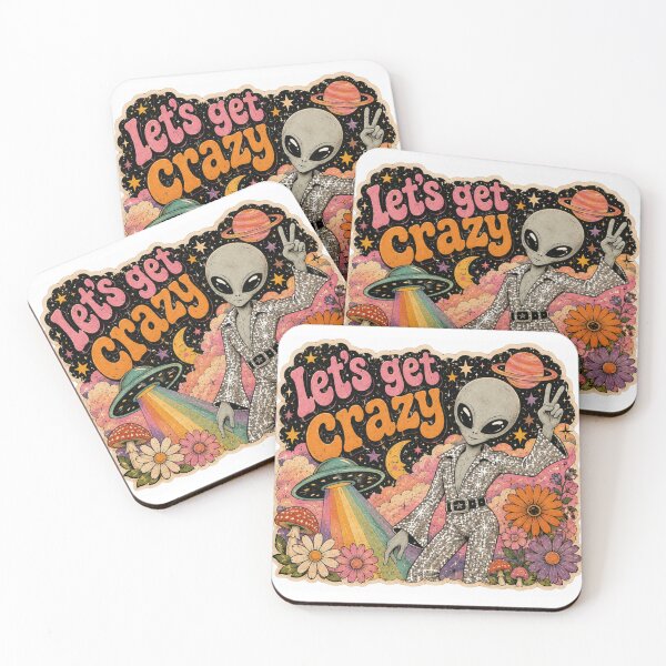 Item preview, Retro Disco Alien Cosmic Sticker designed and sold by Manifestor92.