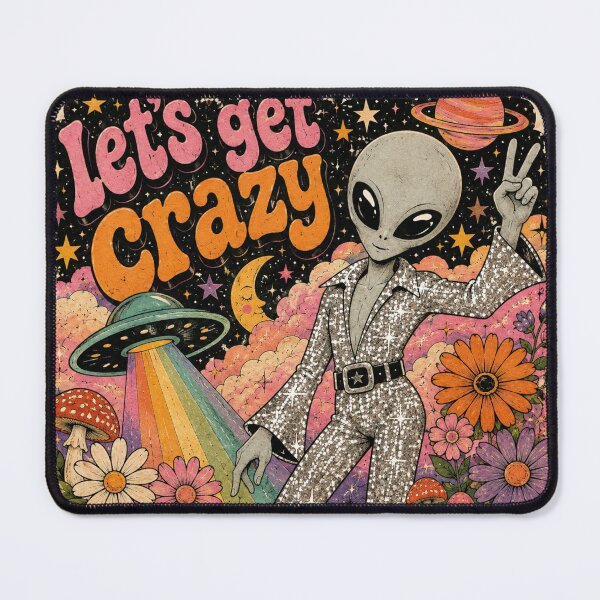 Item preview, Retro Disco Alien Cosmic Sticker designed and sold by Manifestor92.