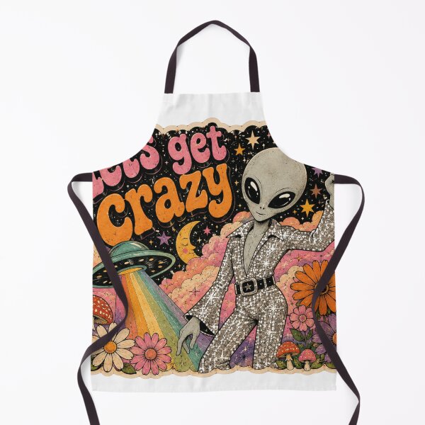 Item preview, Retro Disco Alien Cosmic Sticker designed and sold by Manifestor92.