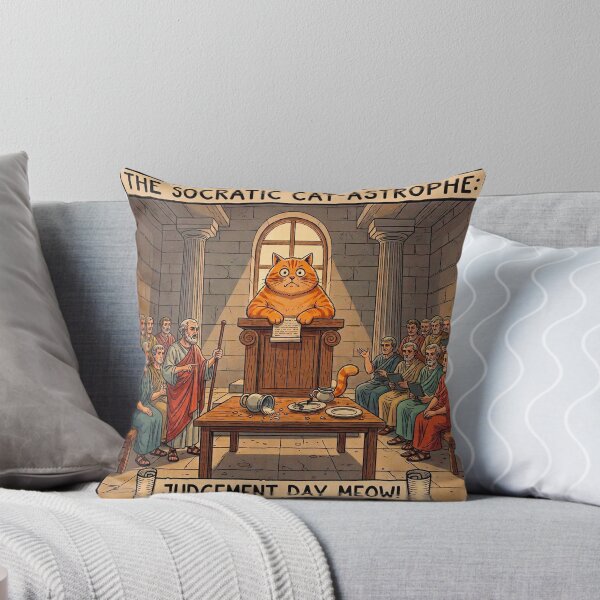 Item preview, The Socratic Cat-astrophe: Judgement Day Meow! designed and sold by codex antique.