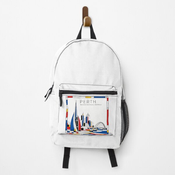 Item preview, Perth Mondrian style poster 3D designed and sold by CMYKStudio.