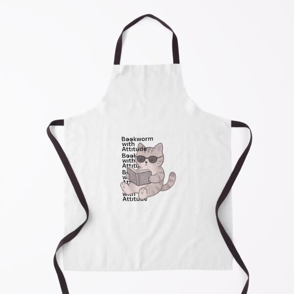 Item preview, Bookworm with Attitude Cool Cat designed and sold by DOVE Creative Studios.