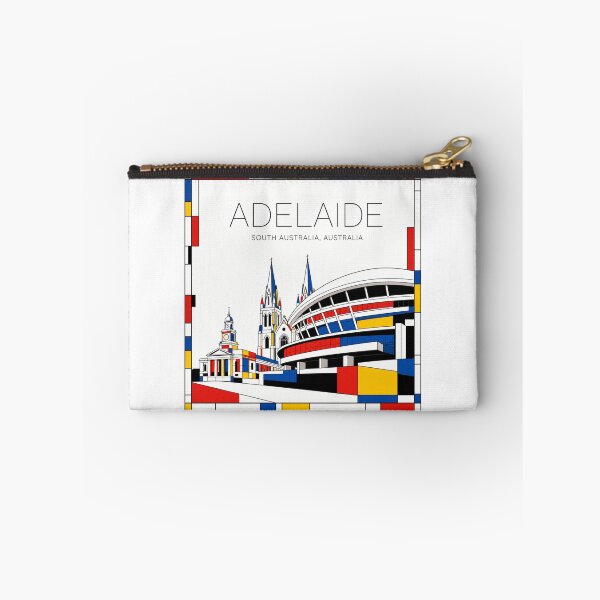 Item preview, Adelaide Mondrian style poster 3D designed and sold by CMYKStudio.