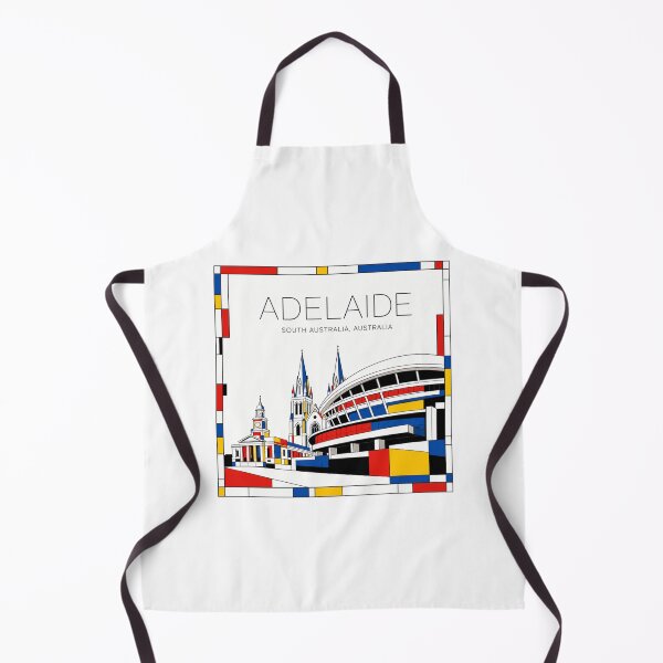 Item preview, Adelaide Mondrian style poster 3D designed and sold by CMYKStudio.
