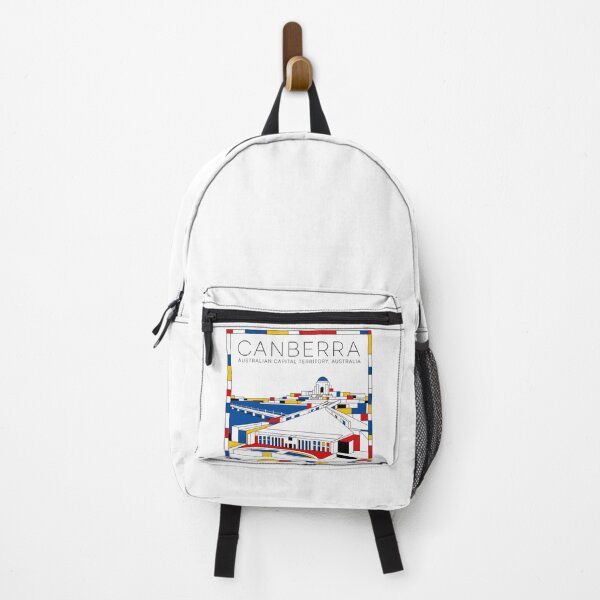 Item preview, Canberra Mondrian style poster 3D designed and sold by CMYKStudio.