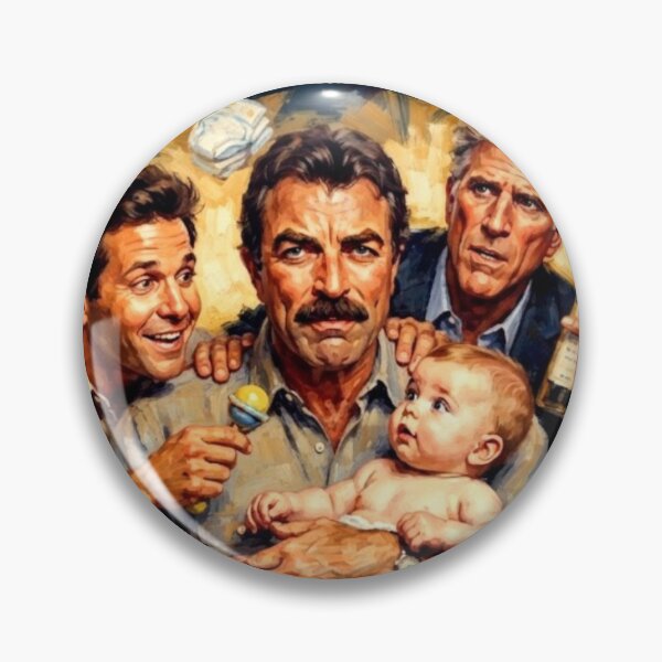 Item preview, Three Men and a Baby Comedy Fine Art Tribute designed and sold by Art's Diner.