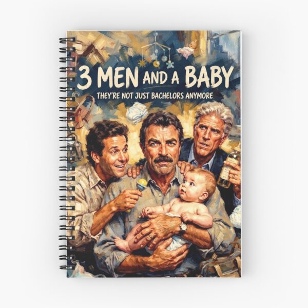 Item preview, Three Men and a Baby Comedy Fine Art Tribute designed and sold by Art's Diner.