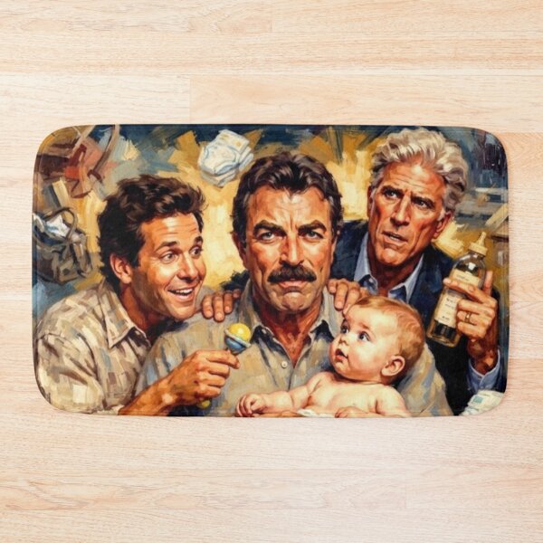Item preview, Three Men and a Baby Comedy Fine Art Tribute designed and sold by Art's Diner.