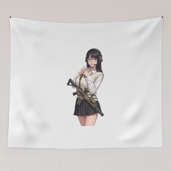 Item preview, Tactical School Girl - Anime Special Ops designed and sold by RAWLIFEGRAPHIC.