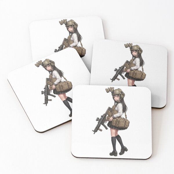 Item preview, Tactical School Girl - Anime Special Ops designed and sold by RAWLIFEGRAPHIC.