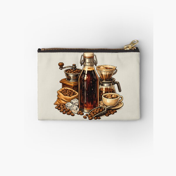 Item preview, Bottle of cold brew coffee with coffee beans designed and sold by Daily Quirk.