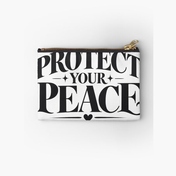 Item preview, Protect Your Peace Minimalist Aesthetic Serif T-Shirt designed and sold by PixelCraftByAnmol.