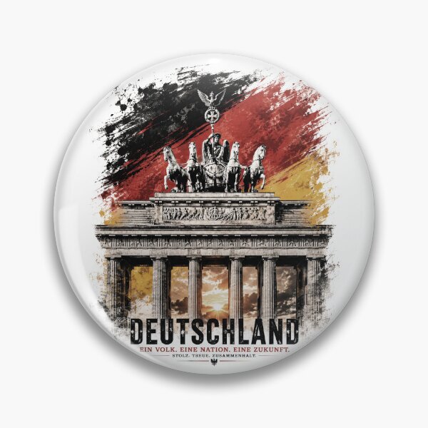 Item preview, Deutschland Brandenburg Gate Quadriga German Pride Symbol designed and sold by EdGraphy.