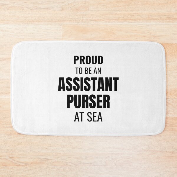 Item preview, Proud to be an Assistant Purser at Sea (Black) designed and sold by ShipCrewNation.