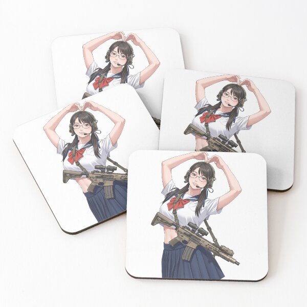 Item preview, Tactical School Girl - Anime Special Ops designed and sold by RAWLIFEGRAPHIC.