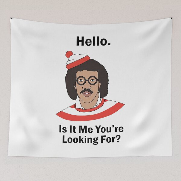 Item preview, Lionel Richie - Where's Waldo - Hello. Is It Me You're Looking For? designed and sold by jonathsah.
