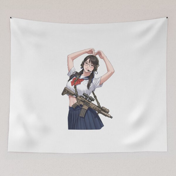 Item preview, Tactical School Girl - Anime Special Ops designed and sold by RAWLIFEGRAPHIC.