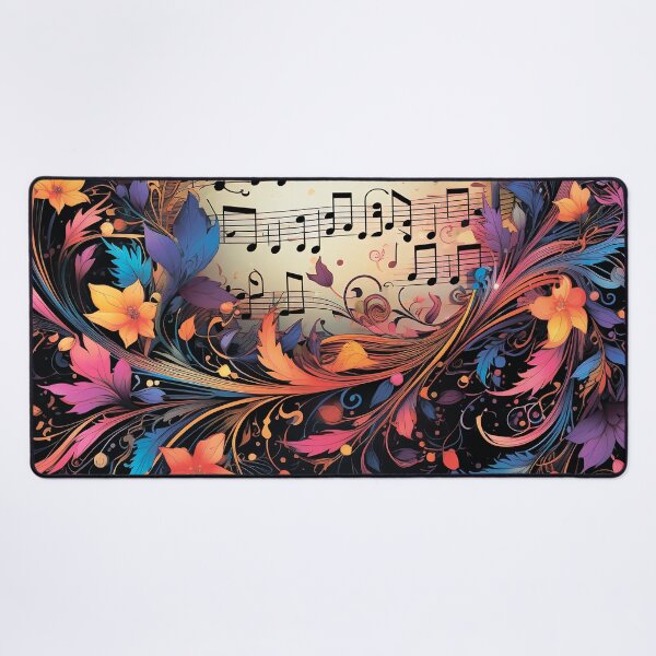 Item preview, Musical pattern. Musical notes and flowers. designed and sold by MagelliShop.
