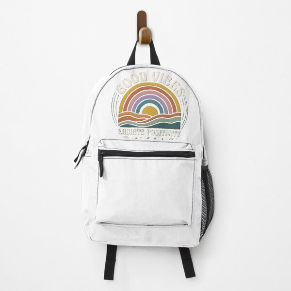 Item preview, Retro Rainbow Good Vibes Radiate Positivity designed and sold by MV MERCH-ZONE.