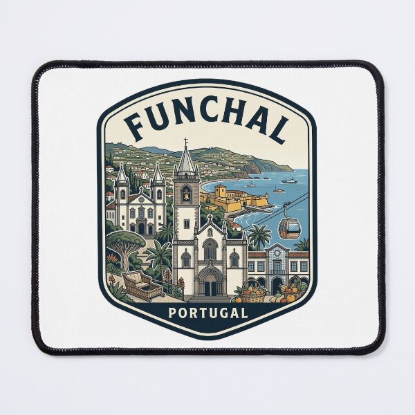 Item preview, Funchal Madeira Portugal Vintage Travel Badge designed and sold by k3rstman1.