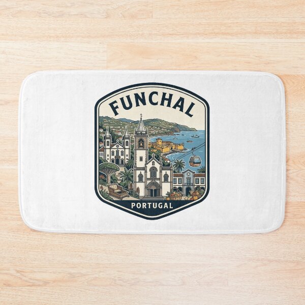Item preview, Funchal Madeira Portugal Vintage Travel Badge designed and sold by k3rstman1.
