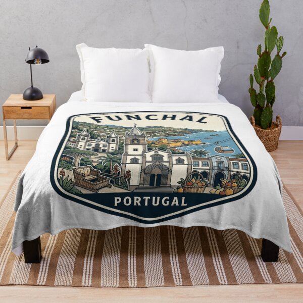 Item preview, Funchal Madeira Portugal Vintage Travel Badge designed and sold by k3rstman1.