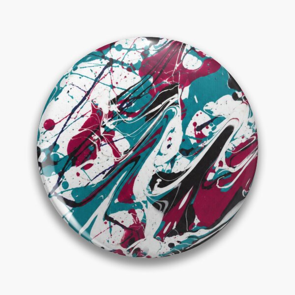 Item preview, Teal Burgundy Black Abstract Marbled Paint Splatter Pattern designed and sold by THE SPLATTERED HAUS BY SAGE BANKS.