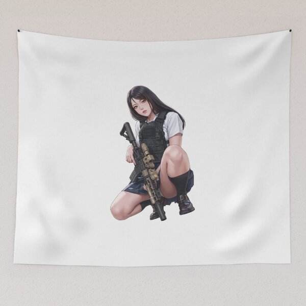 Item preview, Tactical School Girl - Anime Special Ops designed and sold by RAWLIFEGRAPHIC.