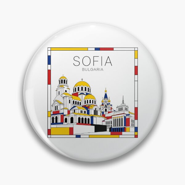 Item preview, Sofia Mondrian style poster 3D designed and sold by CMYKStudio.