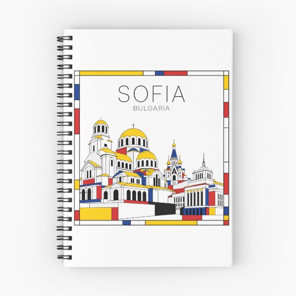 Item preview, Sofia Mondrian style poster 3D designed and sold by CMYKStudio.