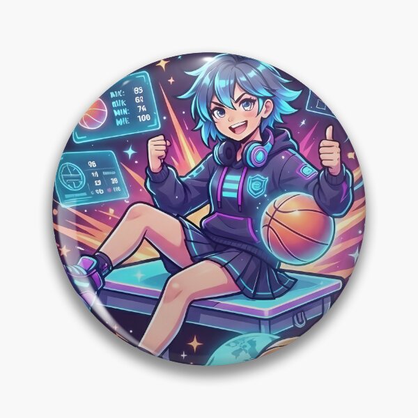 Item preview, Game On! - Dynamic Anime Sports Sticker designed and sold by CreativeLook25.