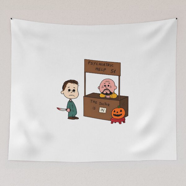 Item preview, Funny Michael Myers Psychiatric Help designed and sold by waderpaker.