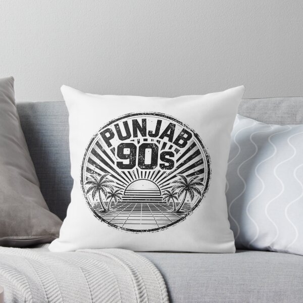 Item preview, Punjab 90s Retro Wave Vintage Sunset Design designed and sold by Softlife by Harvir.