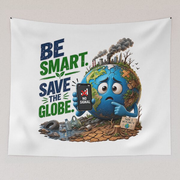 Item preview, Be Smart Save the Globe designed and sold by ExistSense.