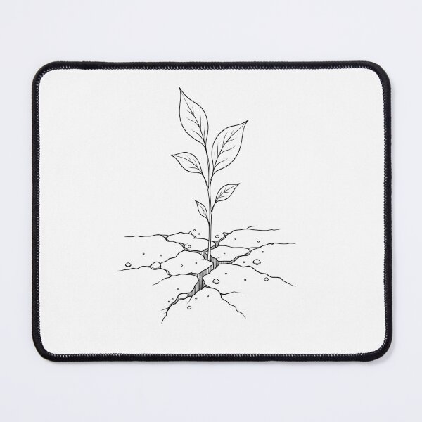 Item preview, Growth Through Adversity Minimalist Plant designed and sold by JMDG Studio.