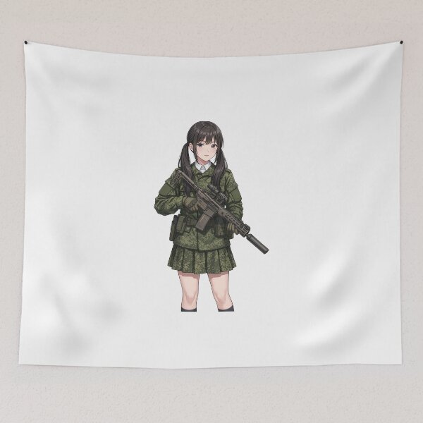 Item preview, Tactical School Girl - Anime Special Ops designed and sold by RAWLIFEGRAPHIC.