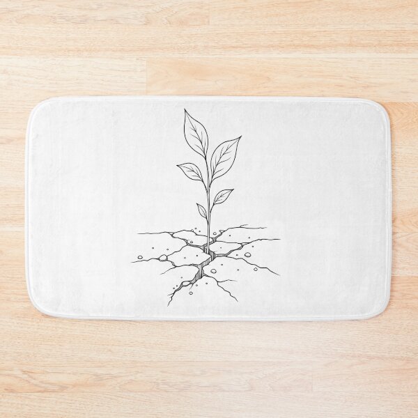 Item preview, Growth Through Adversity Minimalist Plant designed and sold by JMDG Studio.