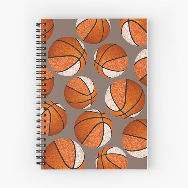 Item preview, stylized basketballs pattern with orange team colors  designed and sold by katzdzynes.