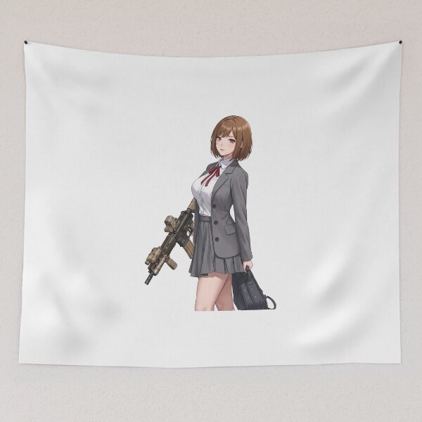 Item preview, Tactical School Girl - Anime Special Ops designed and sold by RAWLIFEGRAPHIC.