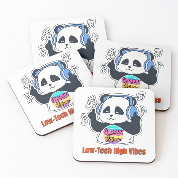 Artikelvorschau, Low-Tech-Panda mit hoher Stimmung entworfen und verkauft von ELVIN DESIGNS.