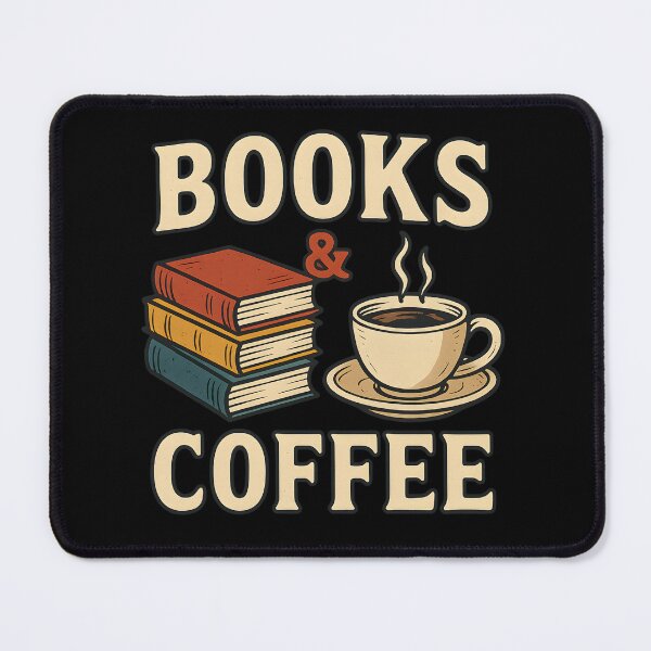 Item preview, Books And Coffee Vintage Reader Cafe designed and sold by Photo-Sphere101.