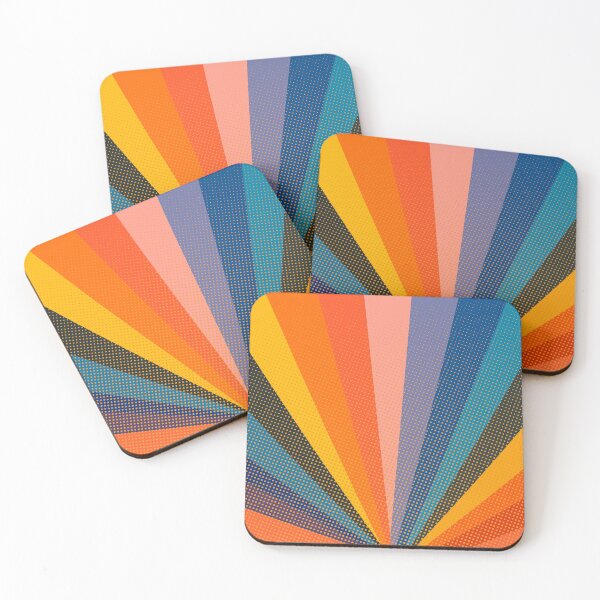 Item preview, Colored striped background in retro style designed and sold by Zhanna LL.