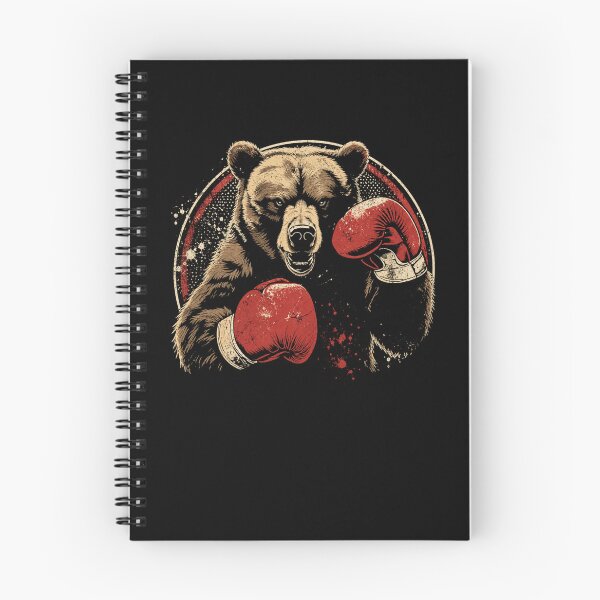 Artikelvorschau, Retro-Boxbär, Vintage, wilder Kämpfer, Tier entworfen und verkauft von Moizento.