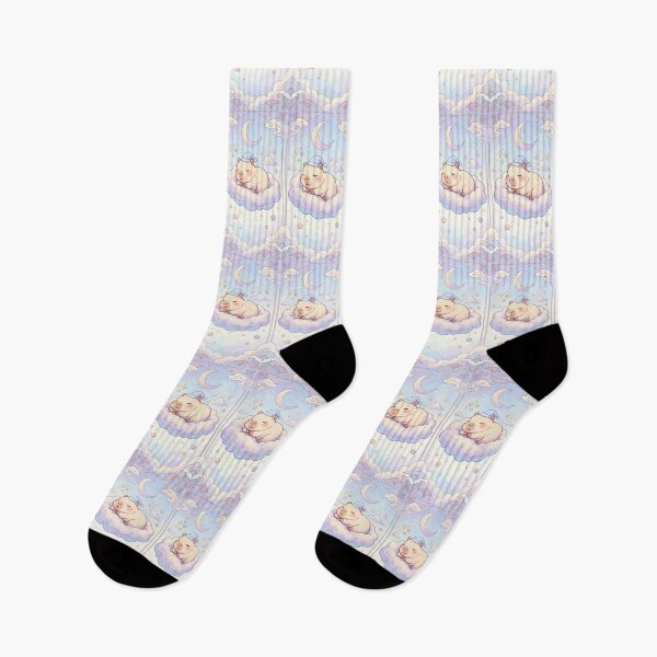 Item preview, Kawaii Capybara Sleeping on a Cloud designed and sold by SupremeArtisimo.