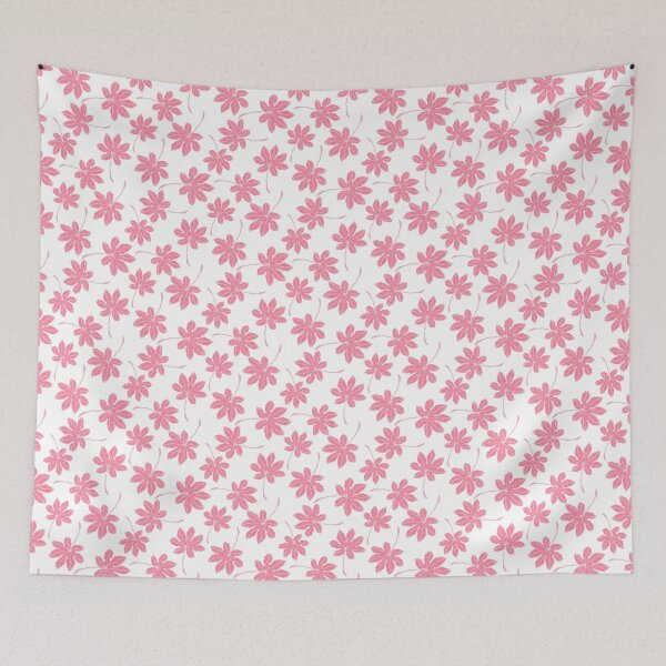 Item preview, Aesthetic Blush Pink Tropical Leaves Pattern designed and sold by altastudio.