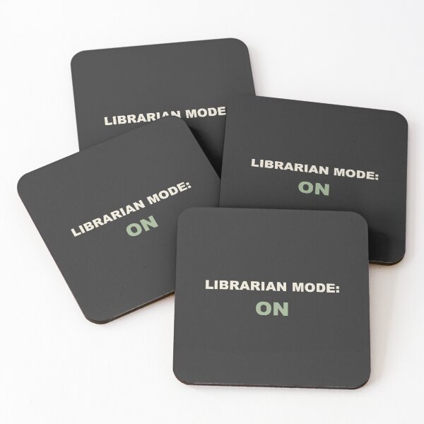 Item preview, Librarian Mode: On - Librarian designed and sold by RetroThreadWorks.